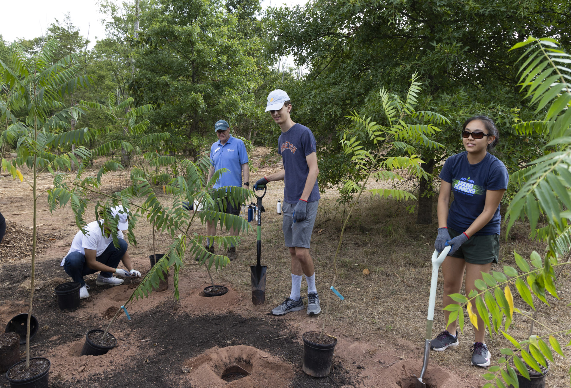 Princeton University Students Plant Trees On Watershed Reserve ...